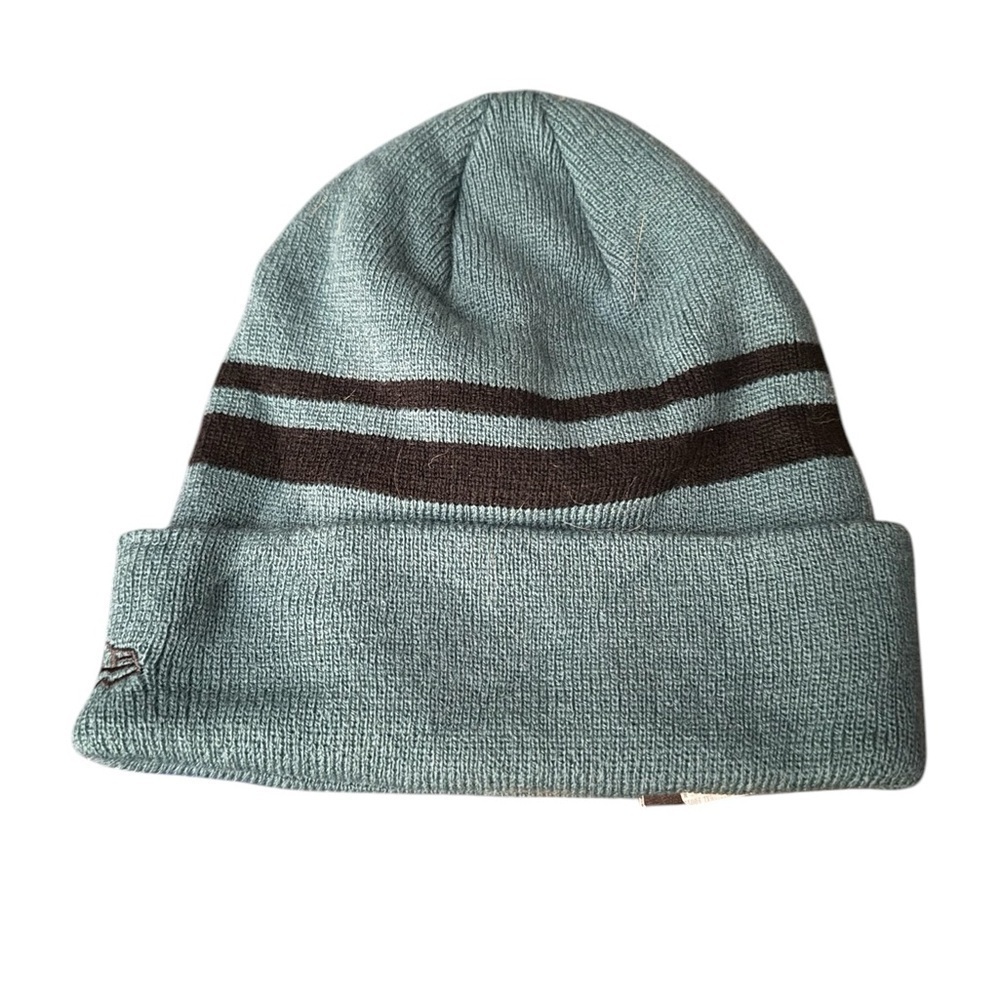 Men's New Era Midnight Green Philadelphia Eagles Team Logo Cuffed Knit Hat - Picture 4 of 4